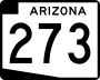 State Route 273 marker