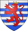 Coat of arms of Gilles lord of Latour, bastard of Luxembourg.