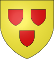 3 escutcheons—Or, three escutcheons gules—d'Abbeville, France