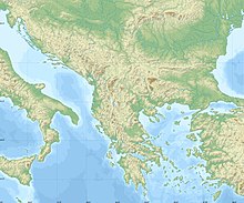 Battle of Pydna (148 BC) is located in Balkans