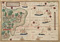 Image 20Map of Brazil issued by Portuguese explorers in 1519 (from History of Portugal)