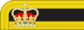 1856 to 1867 lieutenant colonel's collar rank insignia