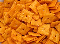 Cheez-It crackers made by Kellogg