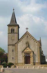 New church Saint-Pierre of Boussange.