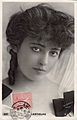 Early postcard of Geneviève Lantelme, 1902