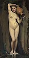 Die Quelle. 1856. Öl/Leinen. 163 × 80 cm. Musée d’Orsay, Paris
