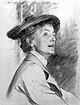 Ethel Smyth, Kreidezeichung von John Singer Sargent