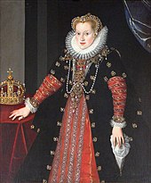 Anne of Austria in royal attire and Spanish dress