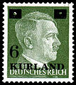 German postal stamp from the Courland Pocket, 1945