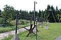 Gedenkstätte des Eisernen Vorhangs an der Grenze der Tschechoslowakei (Bučina (Kvilda)) zur BRD (Finsterau)
