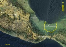 Location of the Province of Coatzacoalcos