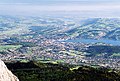 Blick vom Pilatus auf das Mittelland bei Luzern