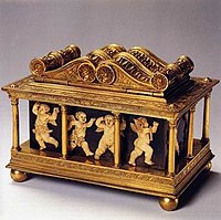 Reliquary of 1446-7 for the Prato Girdle, now in the Diocesan Museum, by Maso di Bartolomeo