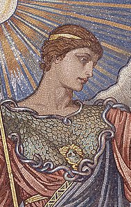 Minerva of Peace mosaic in the Library of Congress