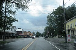 Intersection of NY 12B and NY 315 in Deansboro