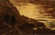 Sunset, Navarro Ridge, California Coast, 1870–1879, Smithsonian American Art Museum