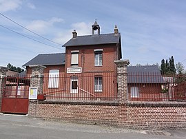The town hall and school of Sainte-Geneviève