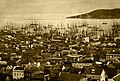San Francisco harbor in the 1850s