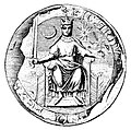 Great Seal of Richard I of England (1198)[47]