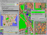 A variation of military projection is used in the video game SimCity
