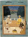 Six Sufi masters: Khvaja Mu'in al-Din, Ghaus al-A'zam, Khvaja Qutb al-Din, Shaikh Mihr, Shah Sharafuddeen Bu 'Ali Qalandar and Sultan Musa Shaikh