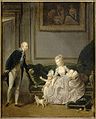 Herzog und Herzogin von Chartres mit Sohn, 1776