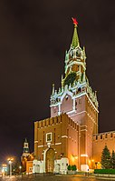 Spasskaya Tower at night