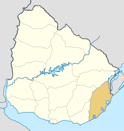 Rocha Department is located in Uruguay