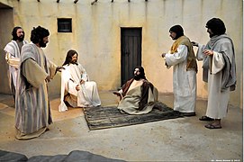Scene 20: Jesus healing the man blind from birth