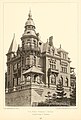 Ansicht der Villa Dicke in Wuppertal-Barmen. (Architekt: Weber) In: W. Kick (Hrsg.): Moderne Neubauten, 2. Jg. 1895, Tafel 23.