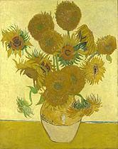 Fünfzehn Sonnenblumen