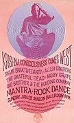 In the 1960s, magenta was a popular color in psychedelic art, such as this concert poster for the Avalon Ballroom in San Francisco (1967).
