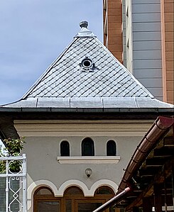 Metal roofs, with diamond-shaped parts - Strada Constantin C. Nottara no. 6, Bucharest