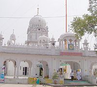 Gurdwara Amb Sahib is located in Mohali, Punjab, the largest Sikh-majority city on Earth with a total population of 166,864 at the 2011 census.