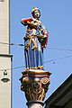 Statue of Anna Seiler, founder of Bern's hospital in 1354