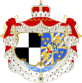 Arms of Princess Birgitta of Sweden and Hohenzollern (1961–present)