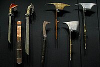 Lumad swords from Mindanao and Igorot axes from Luzon