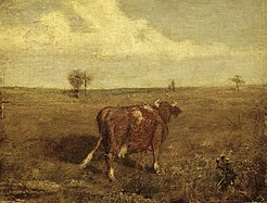 Summers Fruitful Pastures (mid 1870s) oil on wood, 7.75 x 10 in. Brooklyn Museum