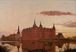 Frederiksborg Castle, by Christen Købke, 1835