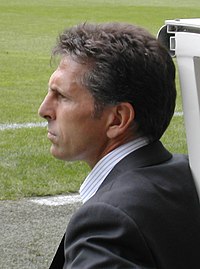 Claude Puel coaching Lille in 2006
