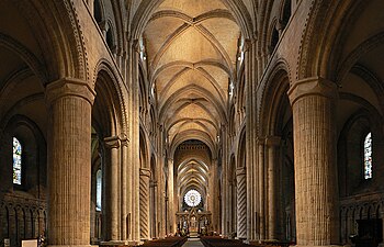 Nave of Durham Cathedral, (1093–1135)