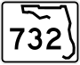 State Road 732 marker