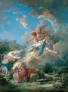 Boreas Abducting Oreithyia by François Boucher (1769)