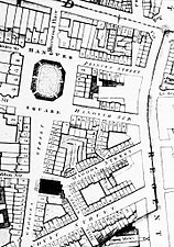Hanover Square, Horwood Map, 1819
