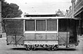 About 1915 : This single-deck car of the former Parkside Tramway Company, retained at the MTT's Hackney depot about 1915, was among the smallest of Adelaide's horse trams.