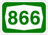 Route 866 shield}}
