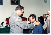 Izaz-i-Fazeelat given by Dr. Abdul Qadeer Khan in Islamabad, Pakistan in 2000
