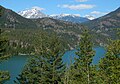 Jack Mountain, Little Jack, and Crater Mountain with Diablo Lake