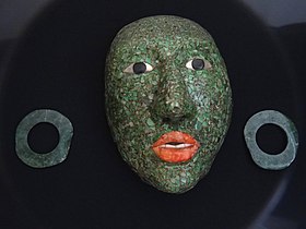 Jade-Maske der Maya (8. Jh.)