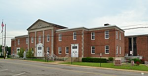 The Jefferson County Courthouse in Hillsboro